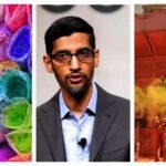 Google CEO Sundar Pichai shares Holi wishes with celebration photos, Plus a ‘Special Super’ Google Logo in Gulal – The Times of India